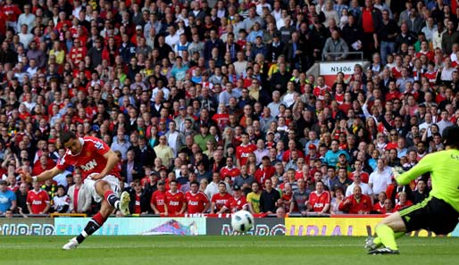 Kann in seiner ersten Saison bei Manchester United gleich die Meisterschaft feiern: Javier Hernandez