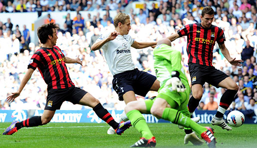 Hattrick perfekt! Edin Dzeko erzielt den dritten Treffer für Manchester City bei Tottenham Hotspur