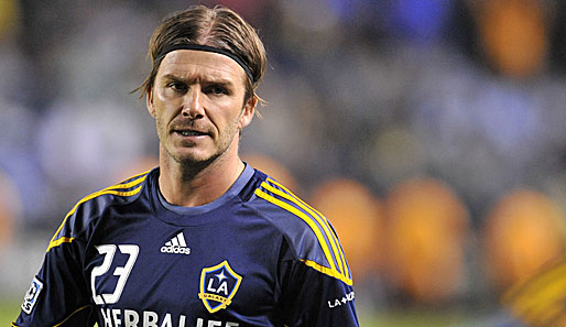 David Beckham gewann mit den Los Angeles Galaxy die Meisterschaft in der Major League Soccer