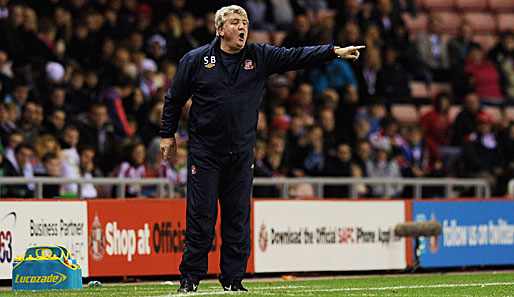 Beim FC Sunderland hat es sich aus ge-Bruced: Teammanager Steve Bruce wurde gefeuert