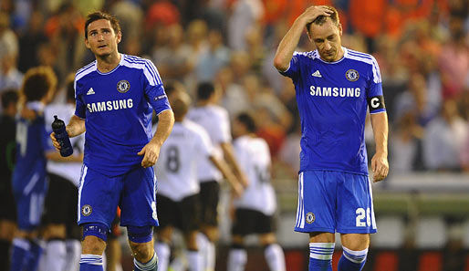 Bei Lampard (l.), Terry und Chelsea läuft es in dieser Saison noch nicht rund