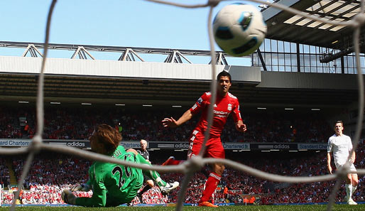Luis Suarez traf in der letzten Saison gegen Newcastle United