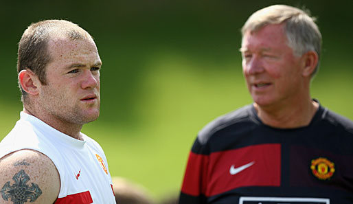 Wayne Ronney spielt seit 2004 unter Alex Ferguson bei Manchester United