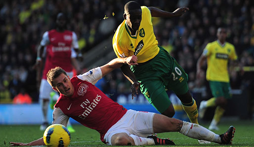 Im Hinspiel siegte Arsenal gegen Norwich City mit 2:1