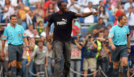Usain Bolt brachte seine Begeisterung für den Fußball bereits des Öfteren zum Ausdruck