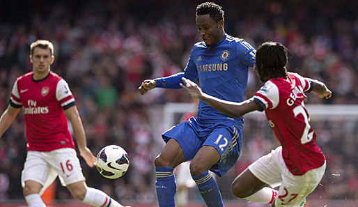 John Obi Mikel (M.) steht vor einer Vertragsverlängerung beim FC Chelsea