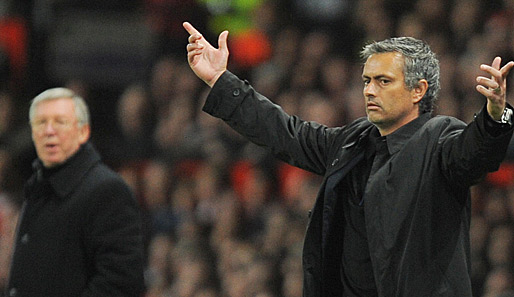 Mourinho ist "The Special One" - aber Sir Alex Ferguson (l.) ist für ihn immer noch der "Boss"