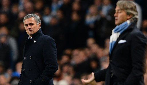 Gemäß der "Sun" schielt Jose Mourinho auf Roberto Mancinis Job