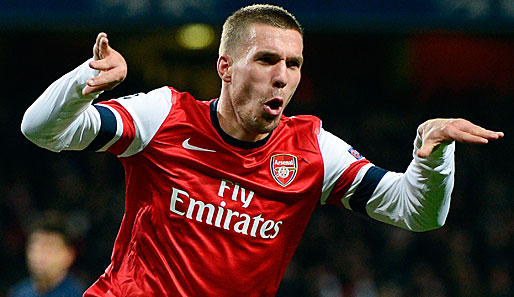 Knipst Lukas Podolski für Arsenal gegen Newcastle United?