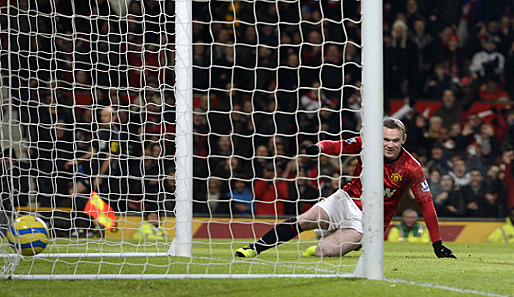 Im ersten Spiel nach seiner Knieverletzung traf Wayne Rooney gleich zu Beginn im FA-Cup