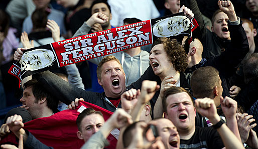 Spannende Tage: Ferguson weg, Meisterschaft da. Die ManUnited-Fans haben viel erlebt