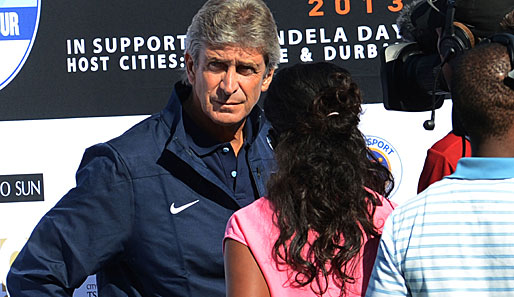 Manuel Pellegrini hat bei Manchester City für drei Jahre unterschrieben