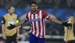 Diego Costa führt derzeit die Torjägerliste in La Liga an