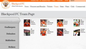 Kurios: Der Kader des FC Blackpool 13 Tage vor Beginn der Saison