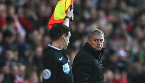 Jose Mourinho war einmal mehr unzufrieden mit der Leistung des Schiedsrichtergespanns