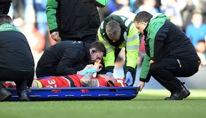Martin Skrtel stürzte gegen die Blackburn Rovers böse und musste ausgewechselt werden