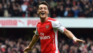 Mesut Özil durfte sich im April über mehrere gelungene Partien freuen