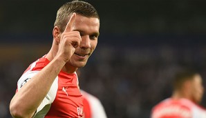 Podolski war vergangene Rückrunde an Inter Mailand ausgeliehen