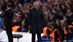 Jose Mourinho kann nach dem Erfolg in der Champions League wieder lachen