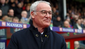 Claudio Ranieri ist mit Leicester City auf Kurs Meisterschaft