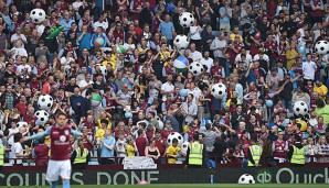 Die Fans von Aston Villa sind seit längerem mit ihrem Verein unzufrieden