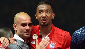 Pep Guardiola hatte einen tränenreichen Abschied beim FC Bayern München