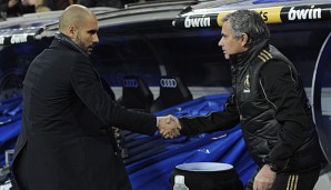 Der Handschlag zwischen Pep Guardiola und Jose Mourinho bleibt diesmal doch aus
