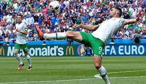 Shane Long überzeugte bei der EM mit Irland durch den Einzug in die K.o.-Runde