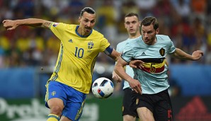 Zlatan Ibrahimovic musste mit Schweden bei der EM früh die Segel streichen