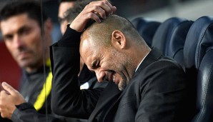 Pep Guardiola befindet sich mit Manchester City in der Krise