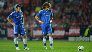 Frank Lampard und David Luiz spielten beim FC Chelsea zusammen