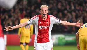 Mit Ajax Amsterdam holte Davy Klaassen dreimal den niederländischen Meistertitel