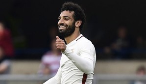 Mohamed Salah kommt als Rekordtransfer der Reds von der Roma nach England