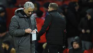 Jose Mourinho ist der Trainer von Manchester United