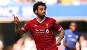FC Liverpool: Mohamed Salah mit 31 Toren (im Sommer vom AS Rom gekommen).