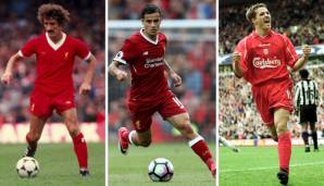 Terry McDermott, Philippe Coutinho und Michael Owen trugen alle die Nummer 10 beim FC Liverpool.