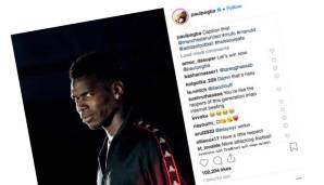 Ausgerechnet Paul Pogba hat den Anfang angemacht. "Caption this", schrieb der französische Superstar unter dieses Foto, das er nur eine halbe Stunde nach der offiziellen Bekanntgabe der Mourinho-Entlassung auf seinen Social-Media-Kanälen postete.