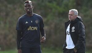 Paul Pogba spielte gegen Ende der Mourinho-Ära keine tragende Rolle mehr bei Manchester United.
