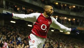Platz 4: u.a. Thierry Henry (8 Dreierpacks für den FC Arsenal)