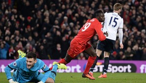 Sadio Mane erzielte zwei Tore gegen die Tottenham Hotspur