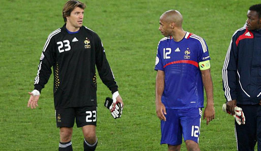 Fußball, Frankreich, Gregory Coupet, thierry Henry, Domenech