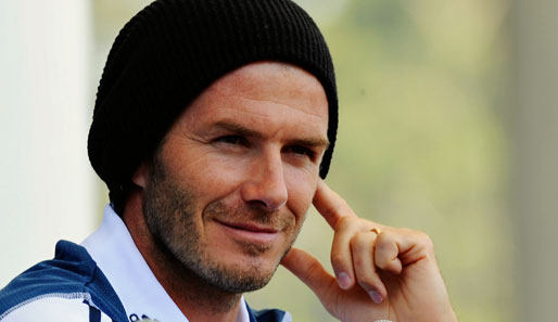 David Beckham spielt zurzeit bei Los Angeles Galaxy in der Major League Soccer