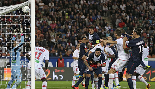 Paris Saint-Germain hatte am 2. Spieltag zahlreiche Chancen, traf aber nur einmal