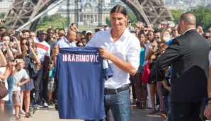 Zlatan Ibrahimovic kam im Sommer 2012 zum PSG