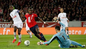 Salomon Kalou war einer der auffälligsten Spieler des OSC Lille gegen den AS Monaco