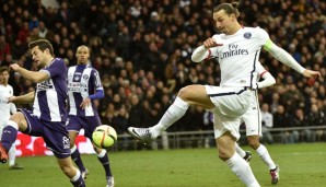 Zlatan Ibrahimovic erzielte gegen Toulouse den entscheidenden Treffer