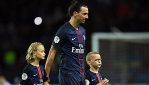 Zlatan Ibrahimovic wurde bei seinem letzten Auftritt für PSG von seinen Kindern ausgewechselt