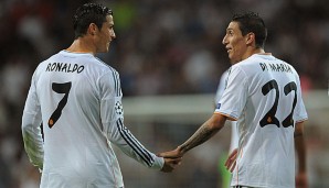 Cristiano Ronaldo und Angel di Maria haben fünf Jahre zusammengespielt