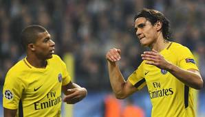 Kylian Mbappe und Edinson Cavani stürmen gemeinsam für Paris St.-Germain