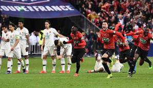 Von fünf Ligaspielen gewann PSG im April nur ein einziges, blamierte sich dazu beim 1:5 gegen Lille bis auf die Knochen und verspielte im Pokalfinale gegen Stade Rennes zu allem Überfluss eine 2:0-Führung und verlor im Elfmeterschießen.